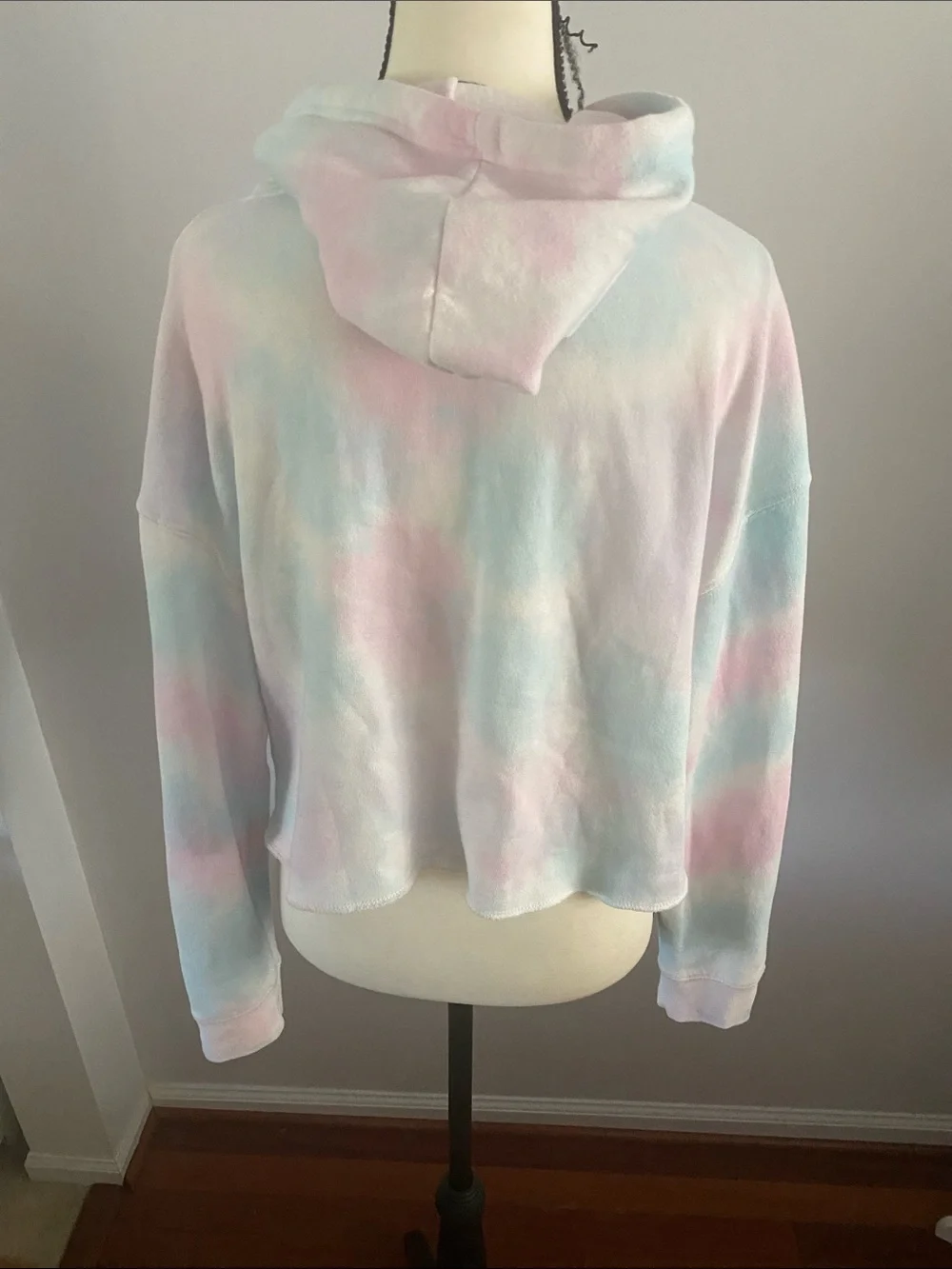 5 kings crop tye dye hoodie size Small/medium   NWT - Picture 5 of 7